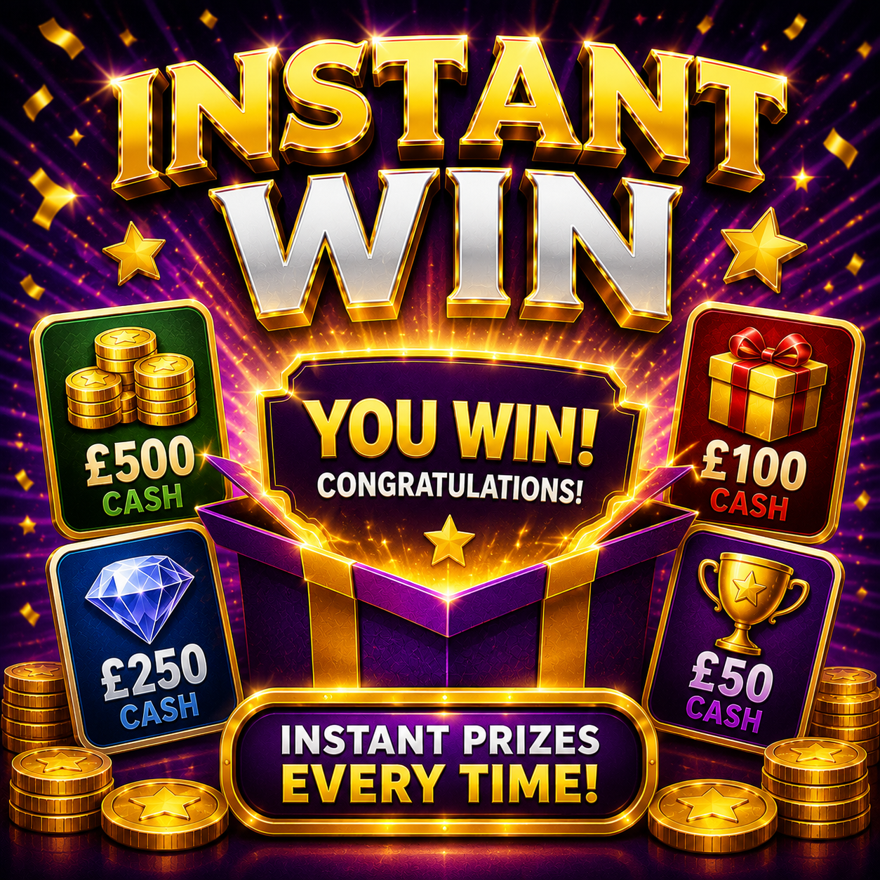Prize Pot Penguin £1,000 Cash Splash